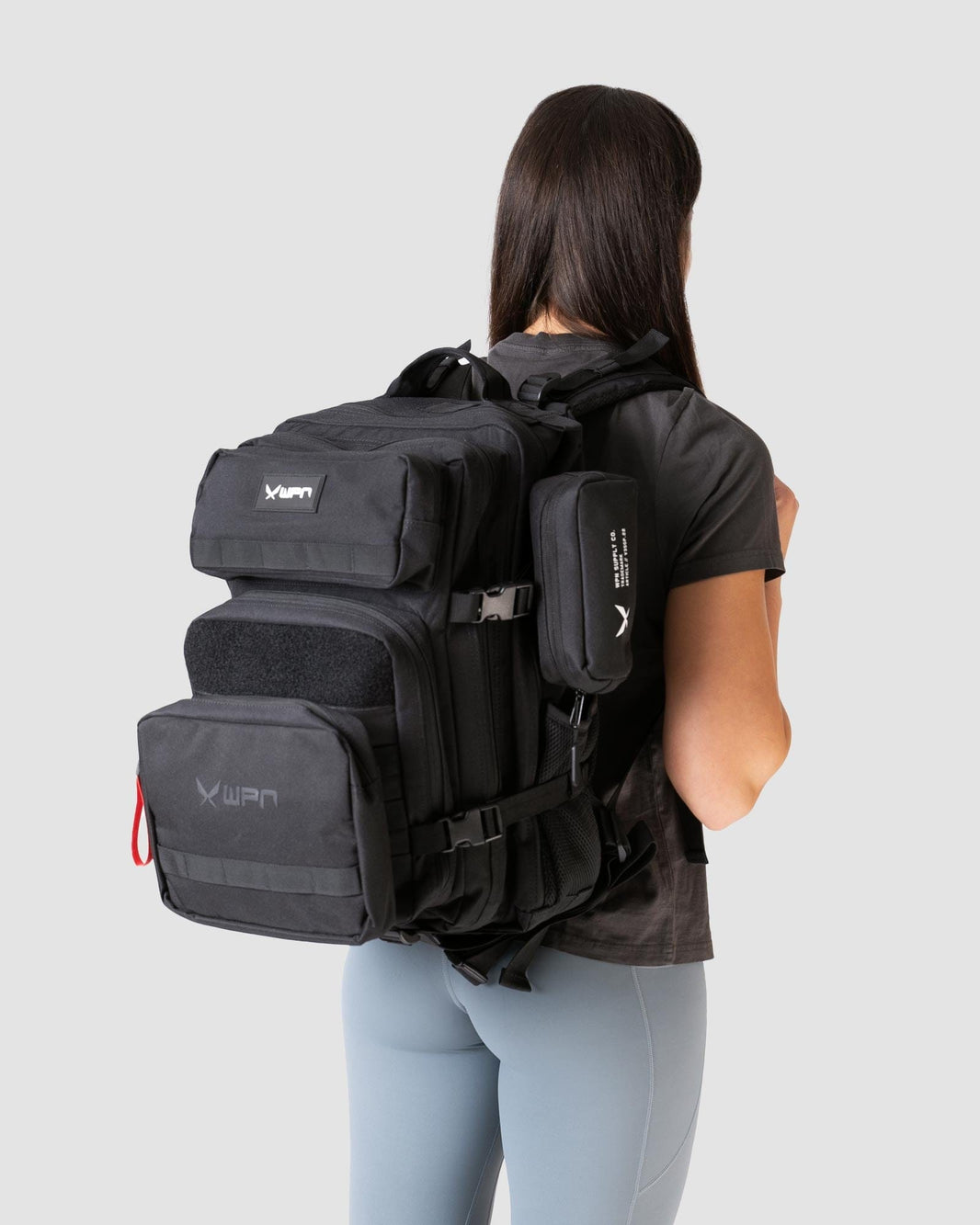 Tactical 45L Backpack V3- Black, Carry on Suitable, Rain Cover ...