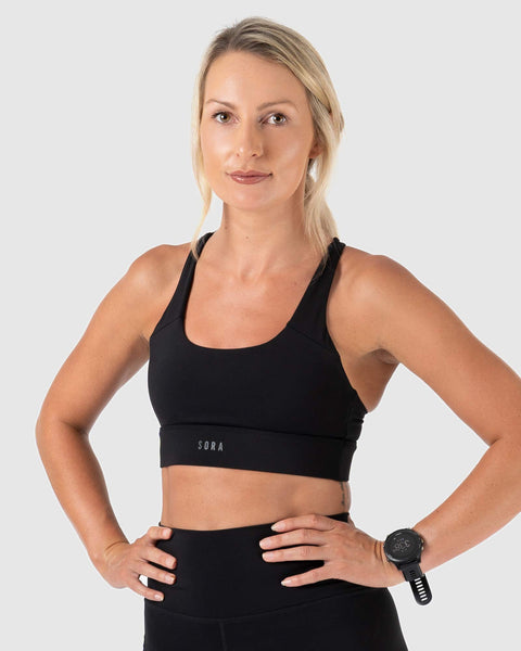 High Intensity Sports Bra, Black